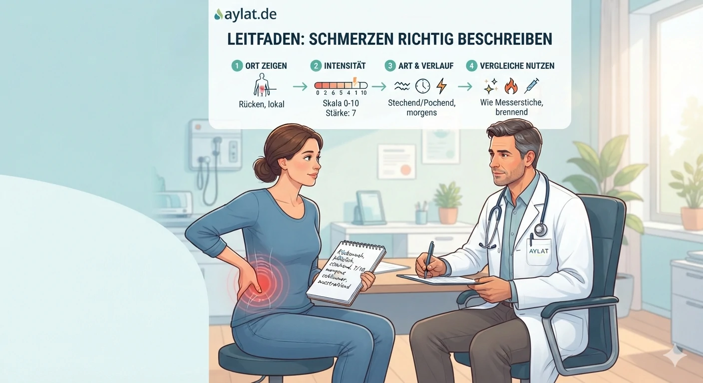 Schmerzen richtig beschreiben – Ihr Leitfaden für den Arztbesuch